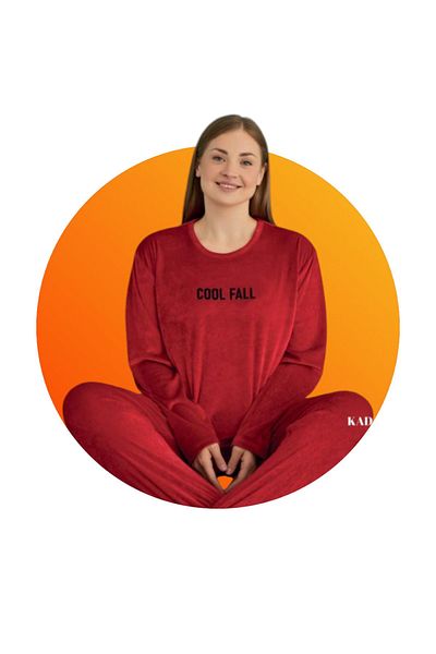 Mihra Mihra Velvet - Plus Size Women's Pajama Set