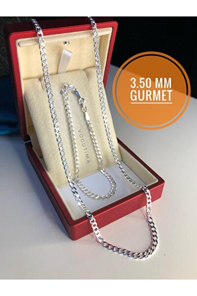 vogutima Erkek Gümüş Set - 3.5mm Gurmet Model • Işıklı Kutuda • Sevgiliye • E...