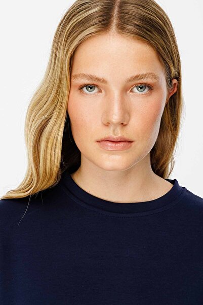 Hooopstore Μπλουζάκι Navy Blue Compact - Σχισμές στα πλαϊνά