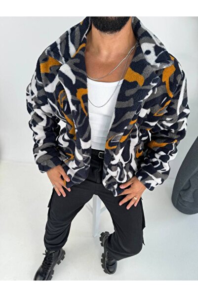 LA BOUM Plush Jacket with Patterns