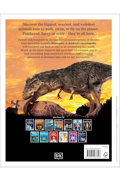 Bloomsbury Publishing Dinosaur Visual Encyclopedia - Hardcover Illustrated