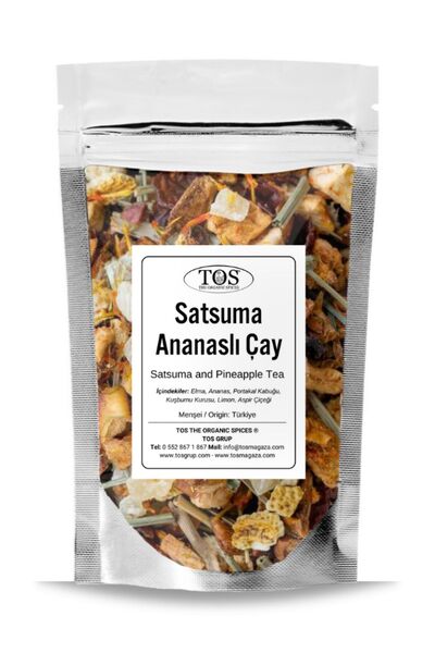 TOS The Organic Spices Satsuma ve Ananaslı Çay 40 gr (1. Kalite) Satsuma and ...