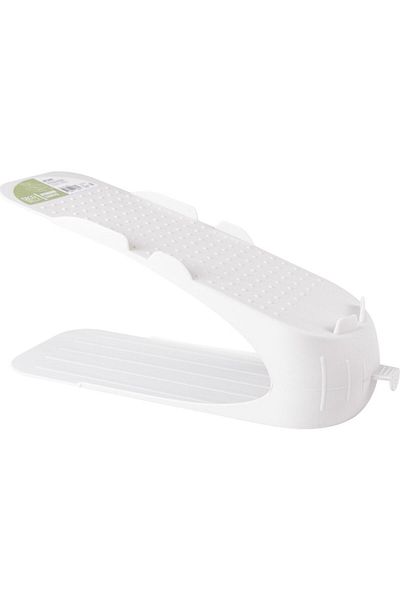 Myend 1 Piece White Ramps Shoe Organizer Organizer
