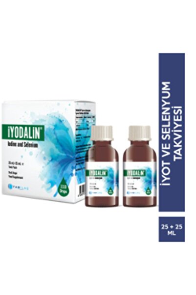 NOVAFACE STD İyodalin İyot ve Selenyum Damla 25 + 25 ML İyot Damlası ( TEKLİD...