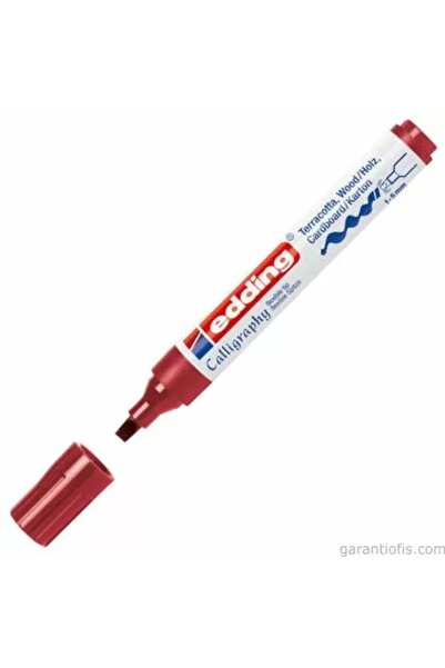 Edding 1455 Esnek Uçlu Bordo Kaligrafi Markörü