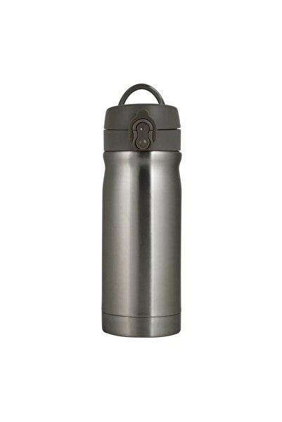 Trendix Steel Drinking Flask 350 ml Neon Metallic Gray U1800-Mg