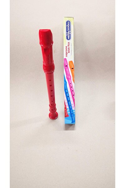 Genel Markalar Soprano Blok Flüt Kırmızı