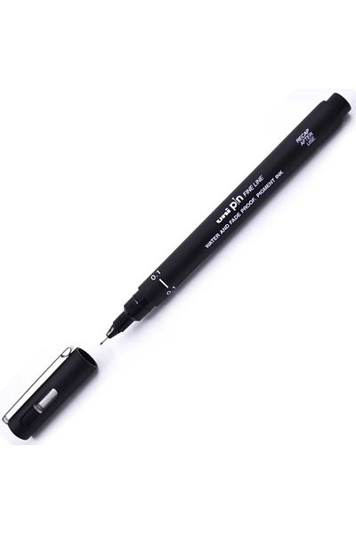 Uni -ball Pin Fine Line Technical Drawing Pen 0.1 Mm Black
