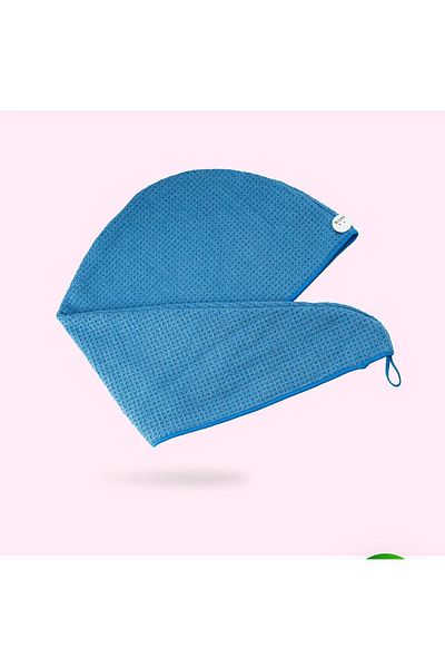 Silva Blue Microfiber Hair Cap - 10 Times Excessive Suction Power