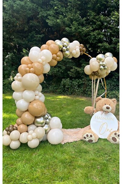 Çemrek Süs Parti Ретро пустельний пісок Ретро білий хромований набір ланцюжкі...