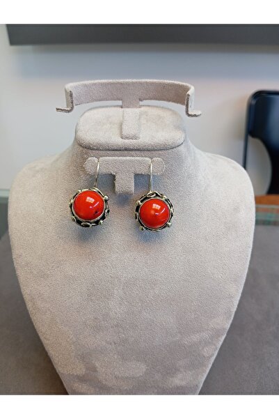 Gümüşhanesi Doğal taşlı gümüş küpe