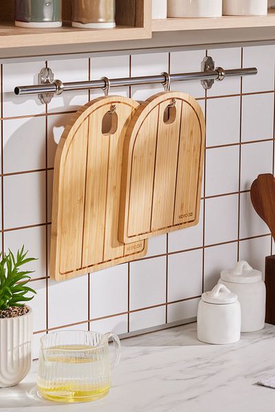 Karaca Leyla 2-Piece Bamboo Cutting Board 28/33 cm