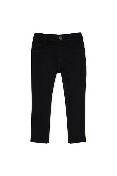 rois kids Black Slim Cut Super Stretch Pant