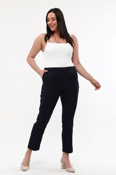 Mole İstanbul Narrow Leg Large Size Women's Trousers