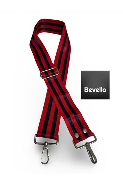 Bevella Ρυθμιζόμενη λαβή τσάντας από πολυεστέρα - λουράκι τηλεφώνου (120 cm)
