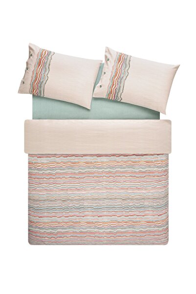 Puffy Angelita Ranforce Çift Kişilik Nevresim Takımı - Mint