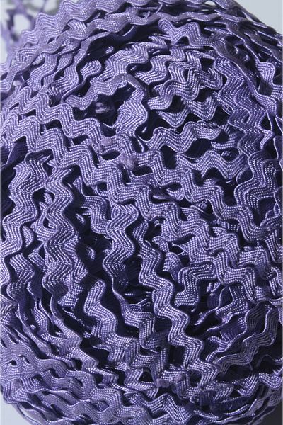 ÖZPAŞ TEKSTİL VE AKSESUAR Zigzag Lilac Water Stone Strip - 1 cm X 5 Mt