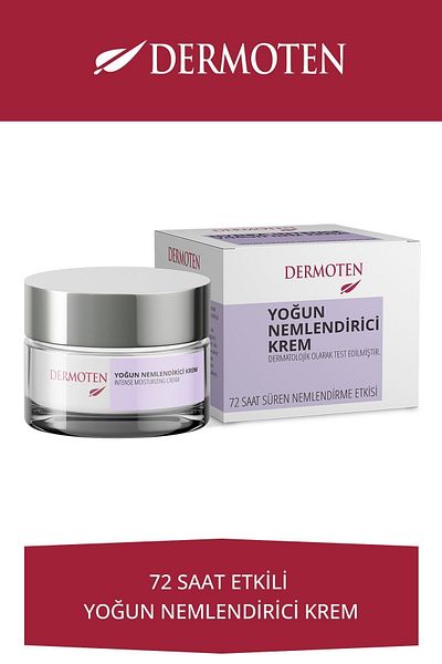 Dermoten 50ml Intensive Moisturizing Skin Care Cream - 72 Hours Effective