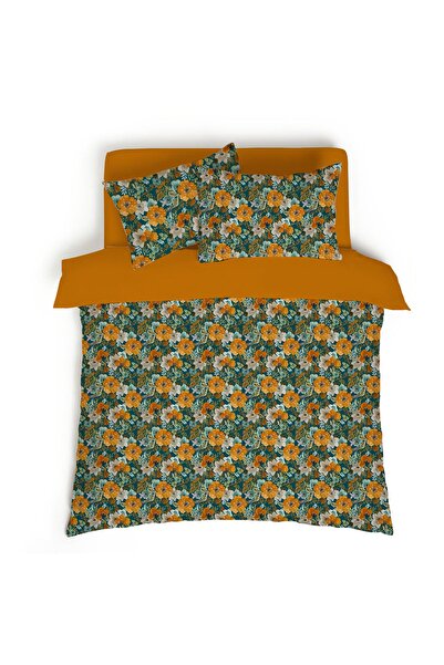 Evmila Set cuvertură de pilota dublu imprimat cu model floral 200x220 cm 2 bu...