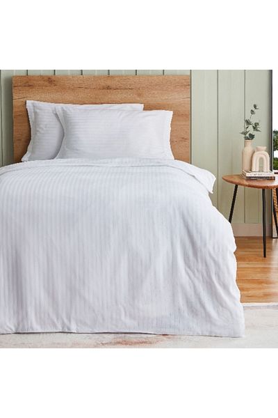 Home Box Hamilton 3-Piece Twin Duvet Quilt Cover Set - 150x220 cm
