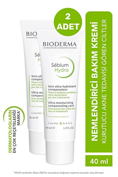 Bioderma Sebium Hydra Cream 40 ml 2 Adet