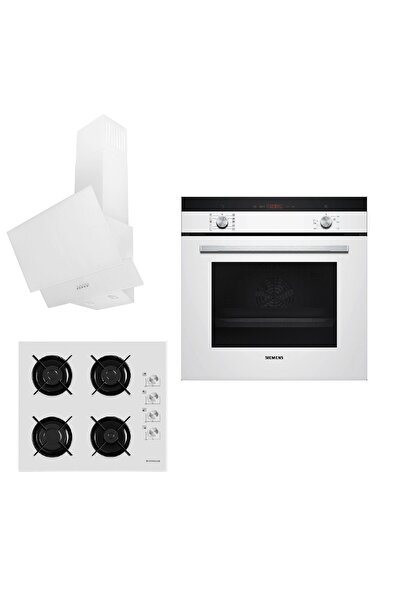 Siemens & Femaş  White  City  3 lü Ankastre Set  ( HB214FBW1T - B 3140 - FD 102 )