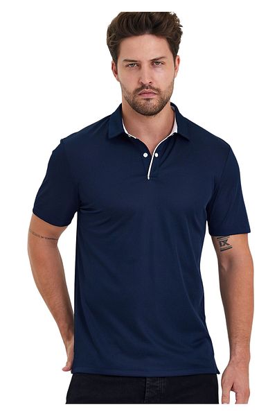 Adams Ανδρικό μπλουζάκι Polo Neck Functional Polyester - Κοντό μανίκι