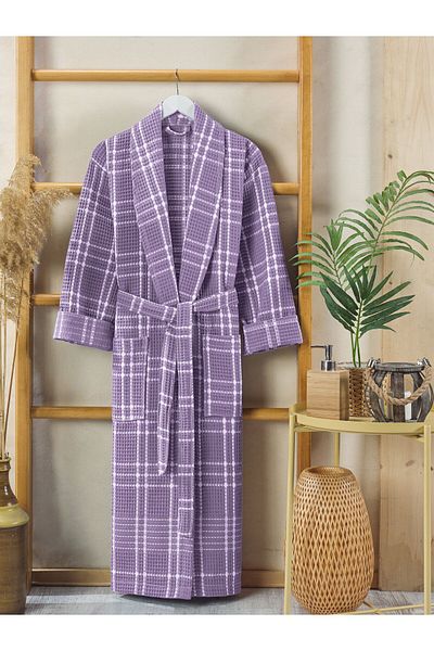 PHILIPPUS Women's Şalyaka Bathrobe - Plaid Pike