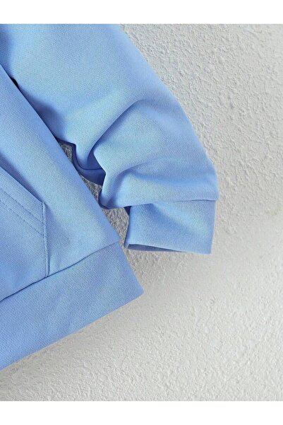 GLOWES Παιδική μπλούζα Unisex - Βαμβακερή 3 κλωστές, Smile Printed, Oversize Hoodie