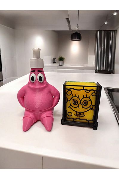 Maflen Dish Sponge Holder Sponge Holder and Soap Dish Kitchen Set of 2
