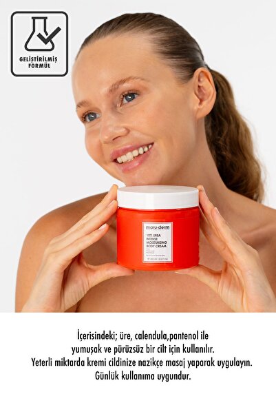 Maru.Derm كريم ماروديرم 10% يوريا مرطب مكثف للجسم - 400 مل