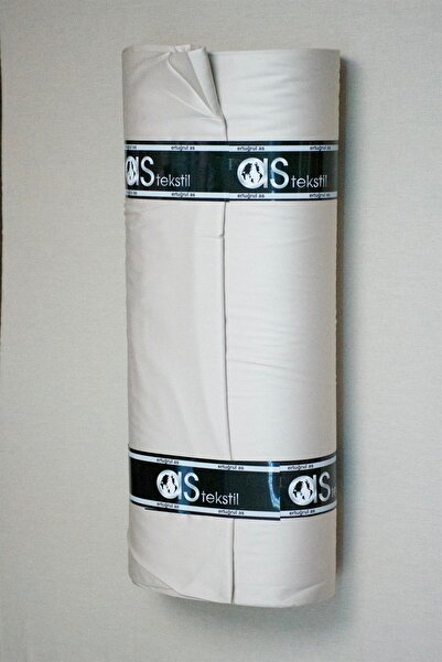 AS TEKSTİL Pamuk Saten Kumaş Kapiçino %100 Pamuk Lüks (1 METRE)