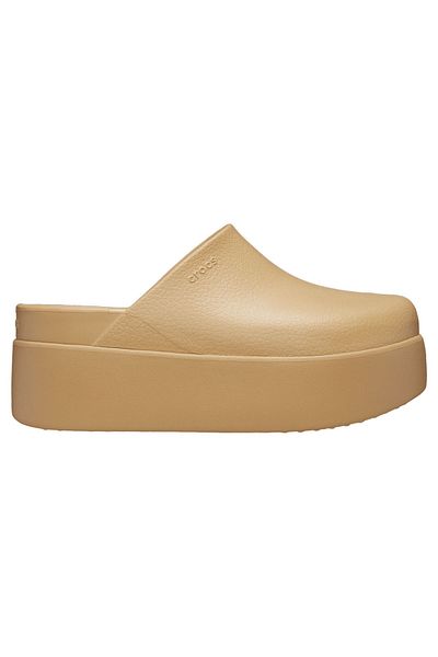 Crocs Γυναικείες παντόφλες σε μπεζ Dylan Platform Clog - 209869 -209