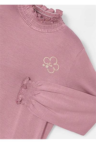 MAYORAL Pink Viscoza Girl's Turtleneck Basic 145