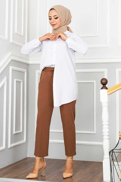 EBRUTESETTÜR Elastic Waist Hijab Trousers