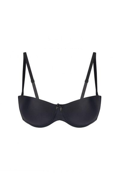 Momslab Μαύρο στράπλες Micro Padding Γυναικείο σουτιέν 3520