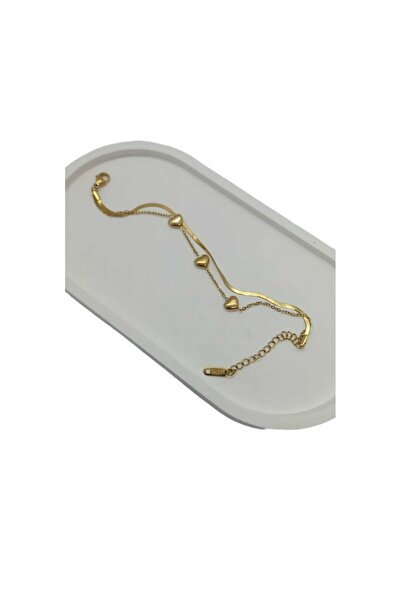 CC Design Sıralı Kalpler Italyan Bileklik