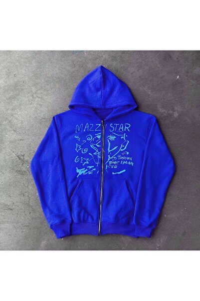 MAYDAY CULTURE Jachetă albastră unisex Mazzy Star - Croială normală, croială ...