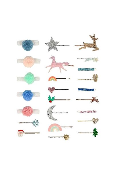 Meri Meri - Hair Accessories Advent Calendar Suitcase - Advent Calendar with Hair Clip