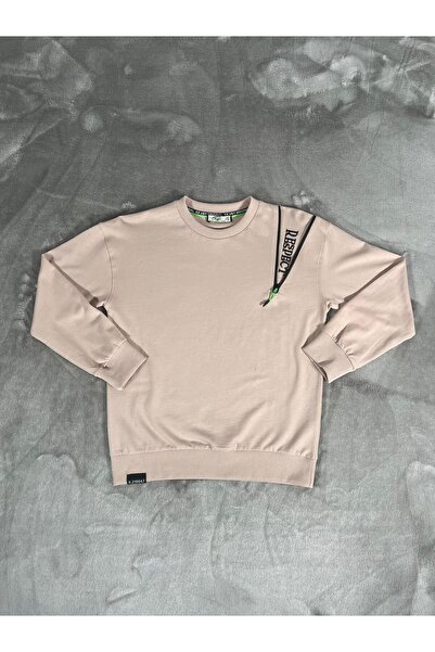 NEWKİDS Εποχιακό φούτερ με φερμουάρ με λεπτομέρειες φαρδιά κοπή Unisex παιδικό φούτερ