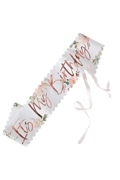 Ginger Ray - It's My Birthday - Çiçekli Kuşak