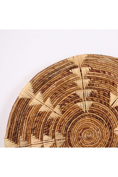 Mylamp Καχνίτης 60x14 cm Διάμετρος - Φυσικό Πιάτο Τοίχου Abaka