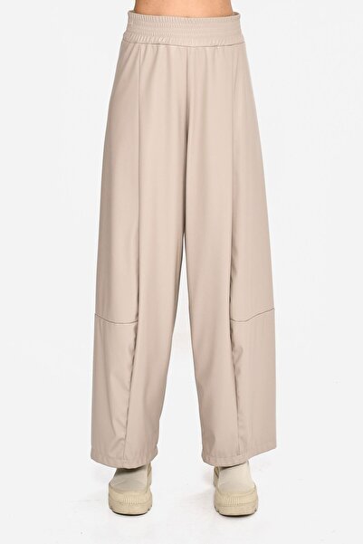 DQMANE FERMUAR DETAY DERİ PANTOLON