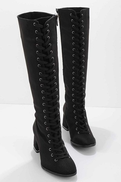 Bambi Black Suede Women's Boots K03688921002