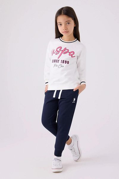U.S. Polo Assn. Η.Π.Α. Polo Assn. Σετ φόρμας για κορίτσια - ύφασμα με 3 κλωστές