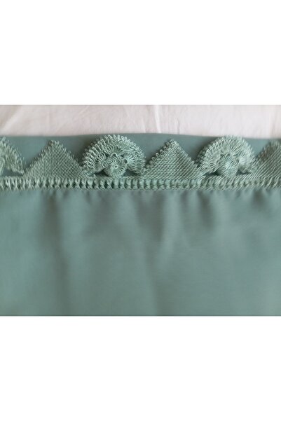 NUMİSTORE İğne oyası küf yeşili namaz örtüsü