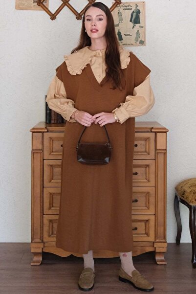 Ceylan Otantik Sütlü Kahve Triko Jile