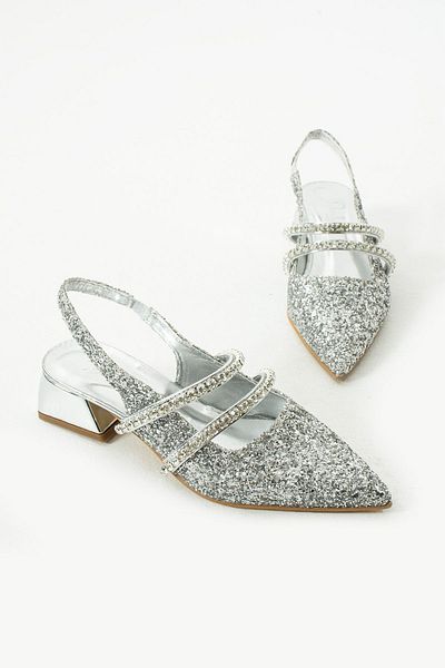 DUXAL SHOES Balerini de damă eleganti cu detaliu în piatră - LİNDA
