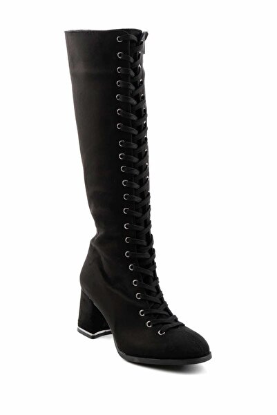 Bambi Black Suede Women's Boots K03688921002