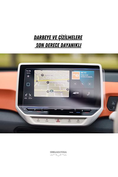 UniqAnatolia Volkswagen Id.3 2023 2024 Navigation and Multimedia Compatible Nano Screen Protector